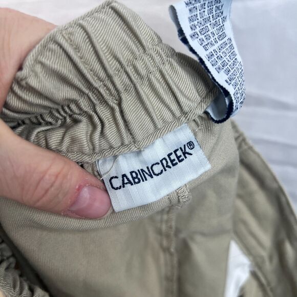 Cabin Creek Aline Button Front Maxi Khaki Skirt Earthy Effortless Neutral Size 8 - Picture 9 of 12